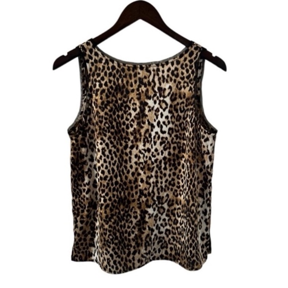 Express Leopard Print Scoop Neck Tank Top Size Small - Picture 6 of 8